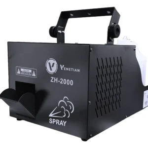 Maquina De Niebla 2000w Dmx H2o Fazer Negro Venetian Zh-2000
