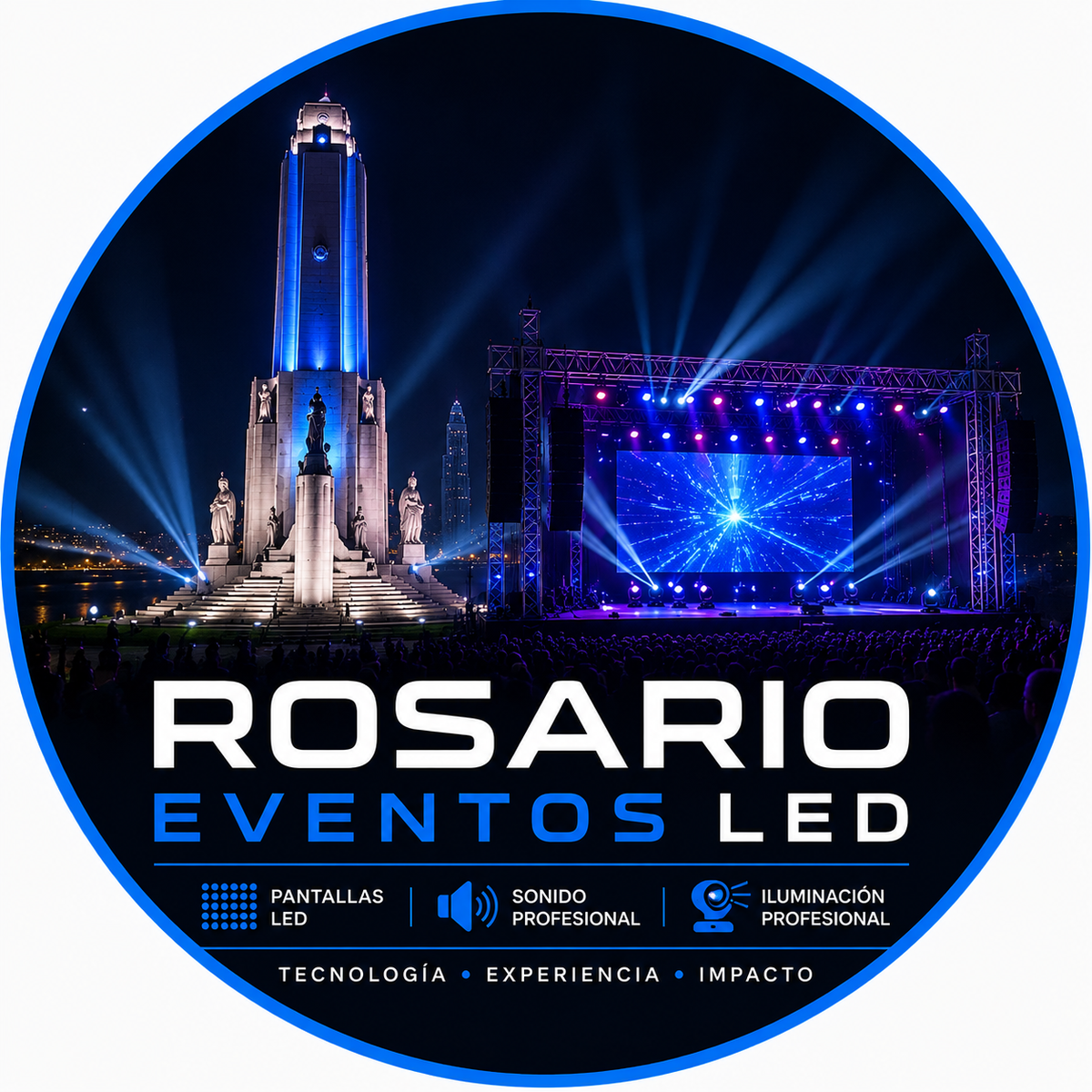 Logo Rosario Eventos LED